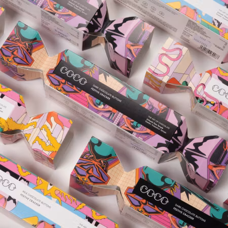 Coco Chocolatier- Festive Cracker Dark Chocolate