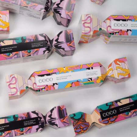 Coco Chocolatier- Festive Cracker Milk Chocolate