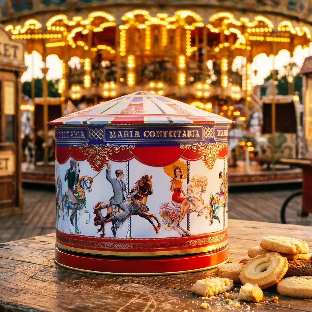 Maria Confeitaria - Carousel Biscuits Large