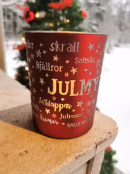 JULMYS - Ljuslykta  -Majas lyktor -