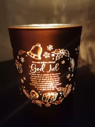 Recept på en GOD JUL - Ljuslykta  -Majas lyktor -