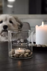 Mjuka tassar - Ljuslykta - Majas Cottage