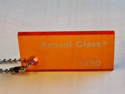 Akrylskiva Gjuten PMMA GS (3 mm ) Orange 5190 Transparent