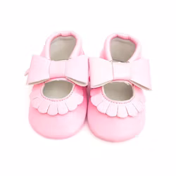 Babyskor 3-6 mån - Skor till bebis BALLERINA Rosa