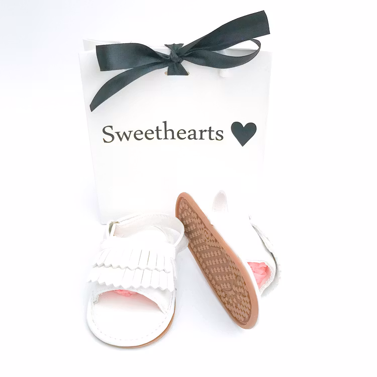 Sko till bebis Sandal Vit 0-6 mån