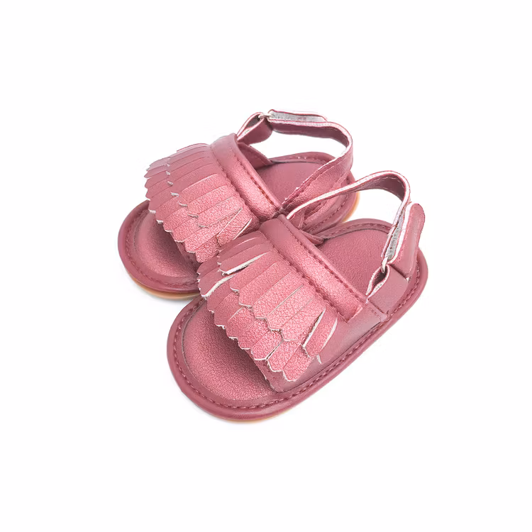 Babyskor Sommar Sandal Plommon 0-6 mån