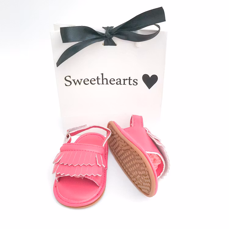 Sko till bebis Sandal Cerise 0-6 mån