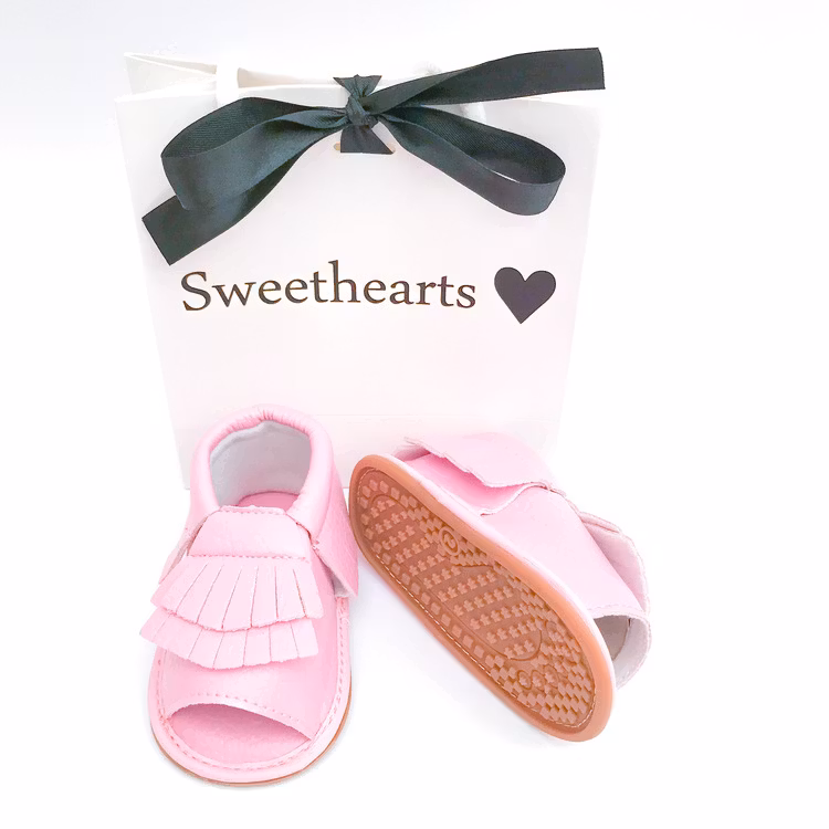 Sko till bebis Sommar Rosa 0-6 mån
