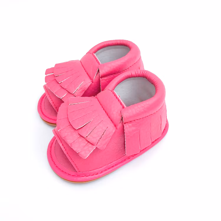 Babyskor Sandaler Sommar Mörkrosa 0-6 mån