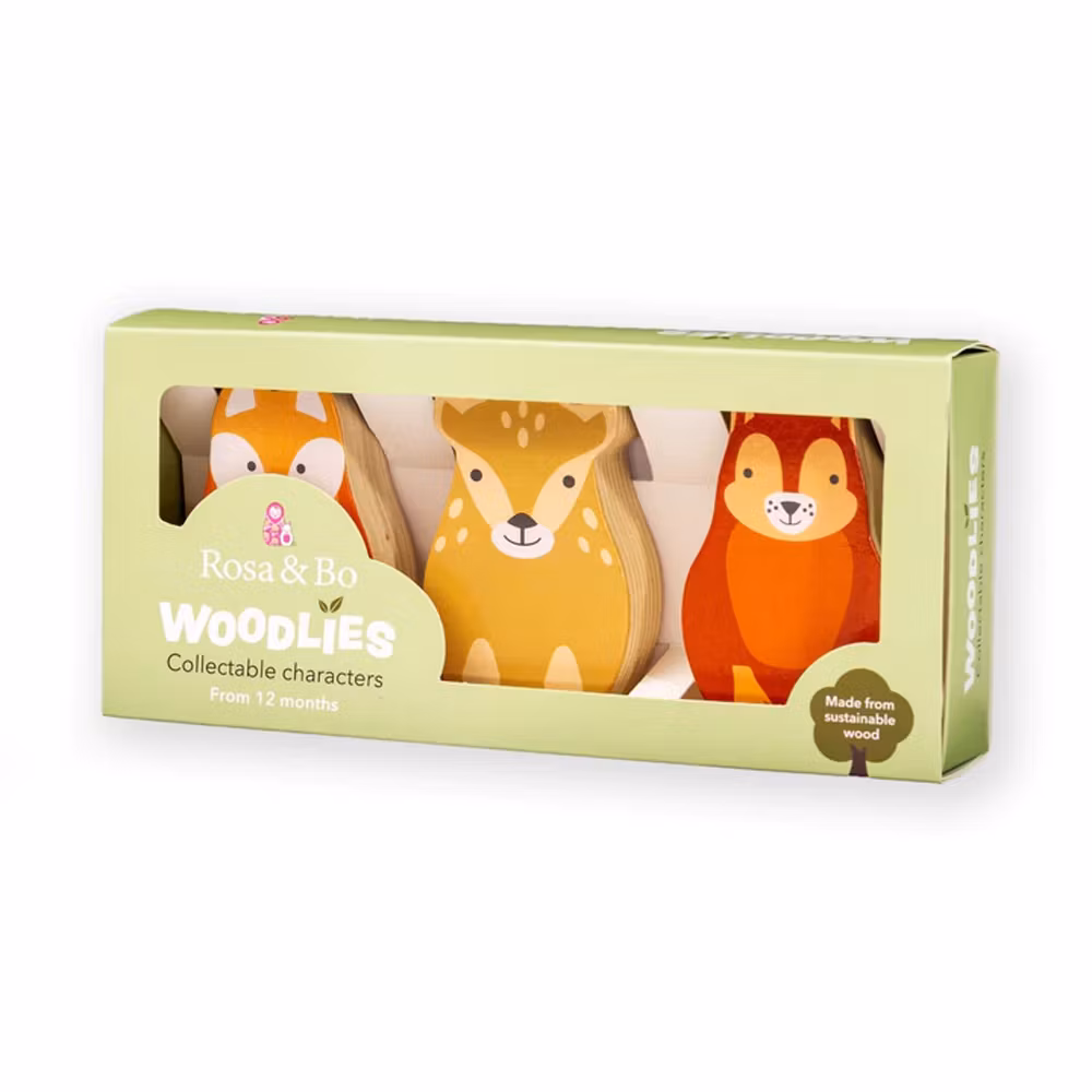 Doppresent flicka - dopgåva Rosa & Bo Woodlies Fox