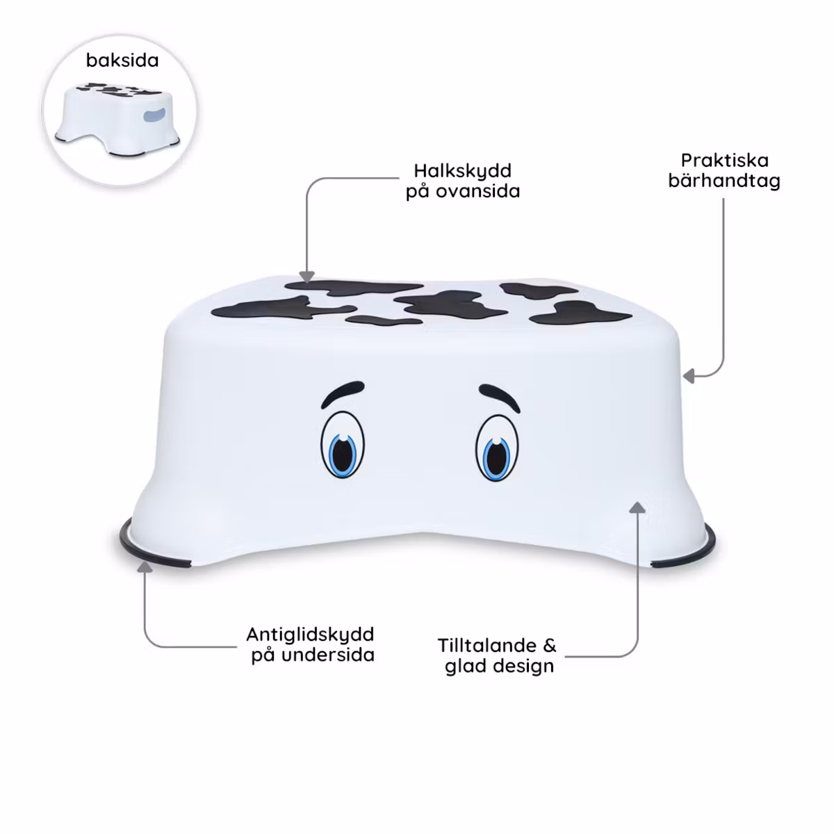 Doppresent flicka - dopgåva Toalettsits & Pall Ko