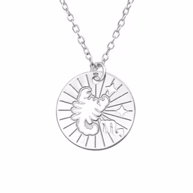 Doppresent pojke - Halsband Stjärntecken Skorpionen i äkta silver