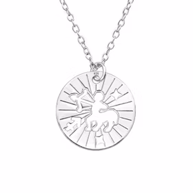 Doppresent pojke - Halsband Stjärntecken Skytten i äkta silver