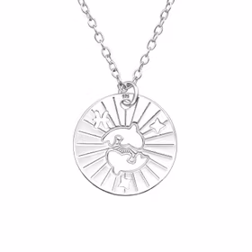 Doppresent pojke - Halsband Stjärntecken Fiskarna i äkta silver