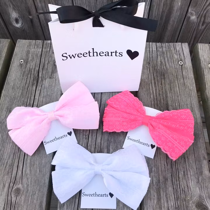 Presentkit Hårrosetter - Rosetter barn Spets