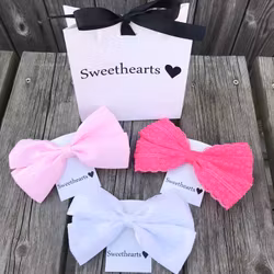 Sweethearts Hårrosetter - Presentkit Spets