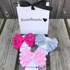 Sweethearts Hårrosetter - Presentkit Vintage