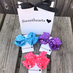 Sweethearts Hårrosetter - Presentkit Partyprick