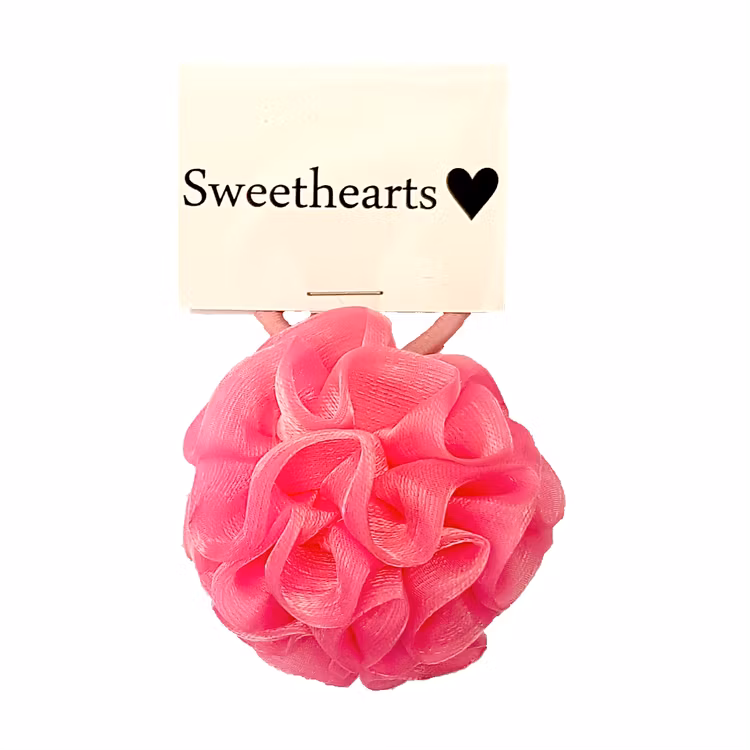 Sweethearts Hårsnodd - Rosa Pompom