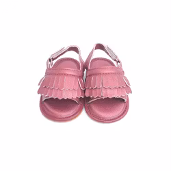 Babyskor 6-12 mån - Skor till bebis SANDAL Plommon