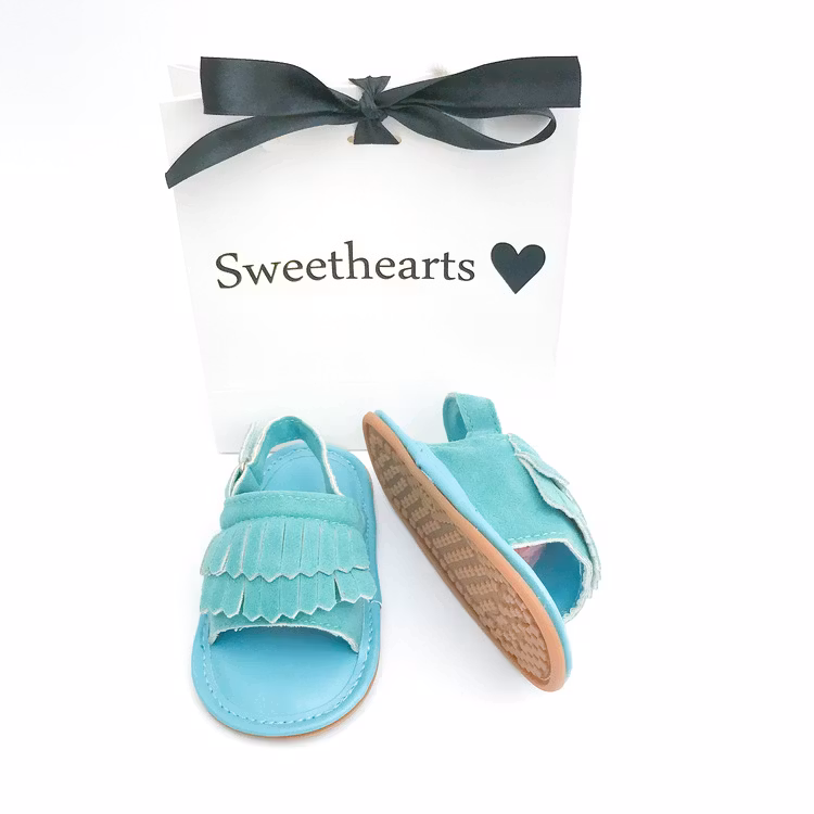 Sko till bebis Sandal Turkos 6-12 mån