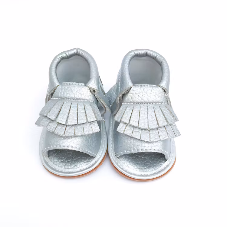 Babyskor Sommar Silver 6-12 mån