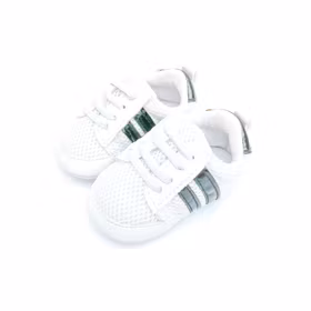 Babyskor 3-6 mån - Skor till bebis SPORT Vit & Svart
