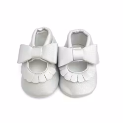 Babyskor 3-6 mån - Skor till bebis BALLERINA Silver