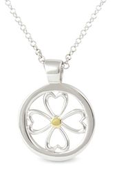 Silverhalsband "Lucky in Love" i äkta 925 sterling silver