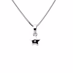 Dopsmycke till kille - silverhalsband stjärna