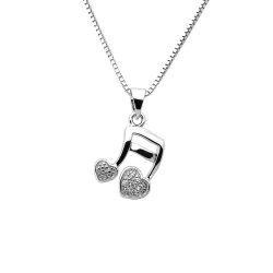 Silverhalsband KÄRLEKSNOT - Sweethearts halsband för barn