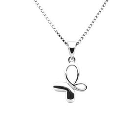 Silverhalsband FJÄRIL - Sweethearts halsband för barn