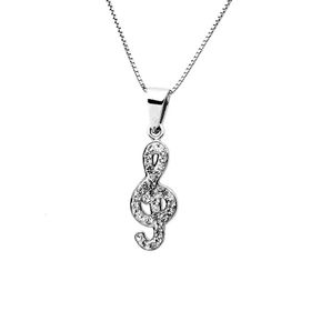 Silverhalsband GLITTERNOT - Sweethearts halsband för barn