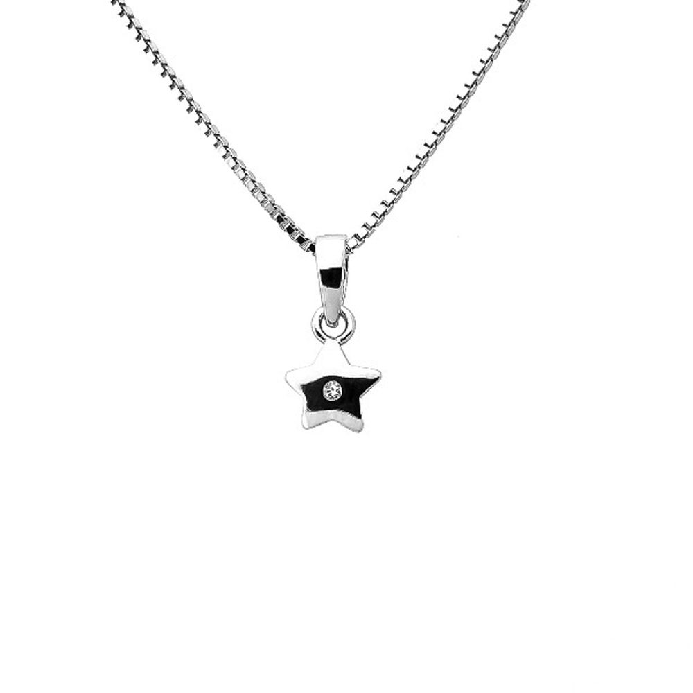 Barnsmycke Liten silverstjärna - ett barnhalsband i silver från Sweethearts