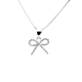 Silverhalsband SMAL ROSETT - Sweethearts halsband för barn