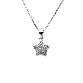 Silverhalsband STJÄRNA - Sweethearts halsband för barn