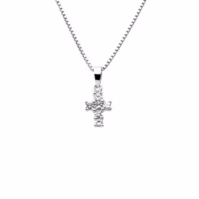 Silverhalsband GLITTERKORS - Sweethearts halsband för barn