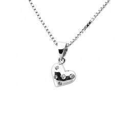 Sweethearts halsband för barn Hjärta stenar
