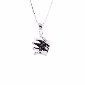 Doppresent kille - Silverhalsband prins i 925 äkta silver