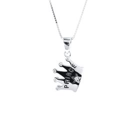 Silverhalsband KRONA PRINS - Sweethearts halsband för barn