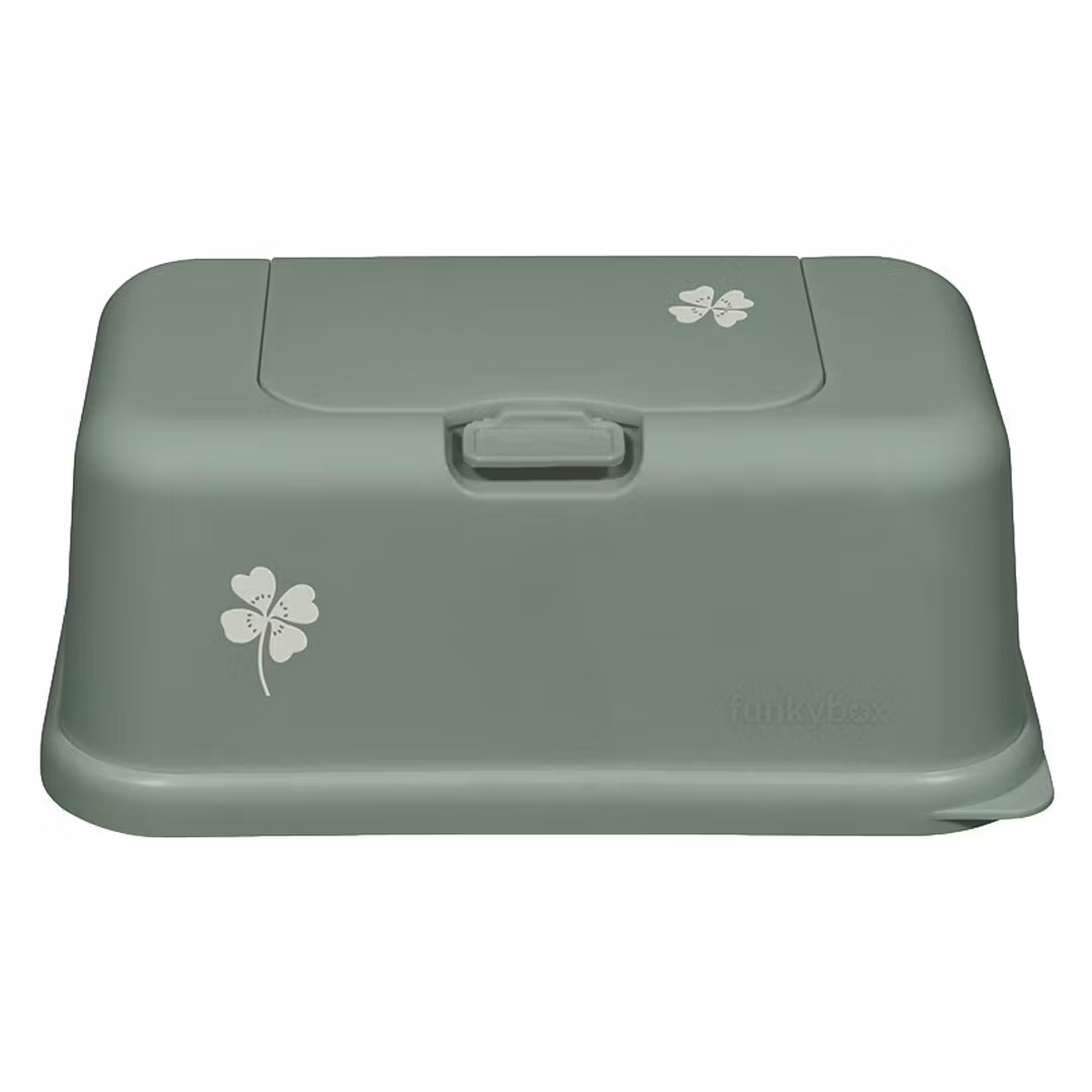 Funkybox förvaring till våtservetter Lucky Clover, ask, box, låda med fyrklöver