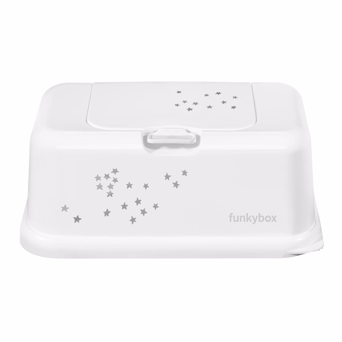 Funkybox White Little Stars - snygg förvaring för dina våtservetter