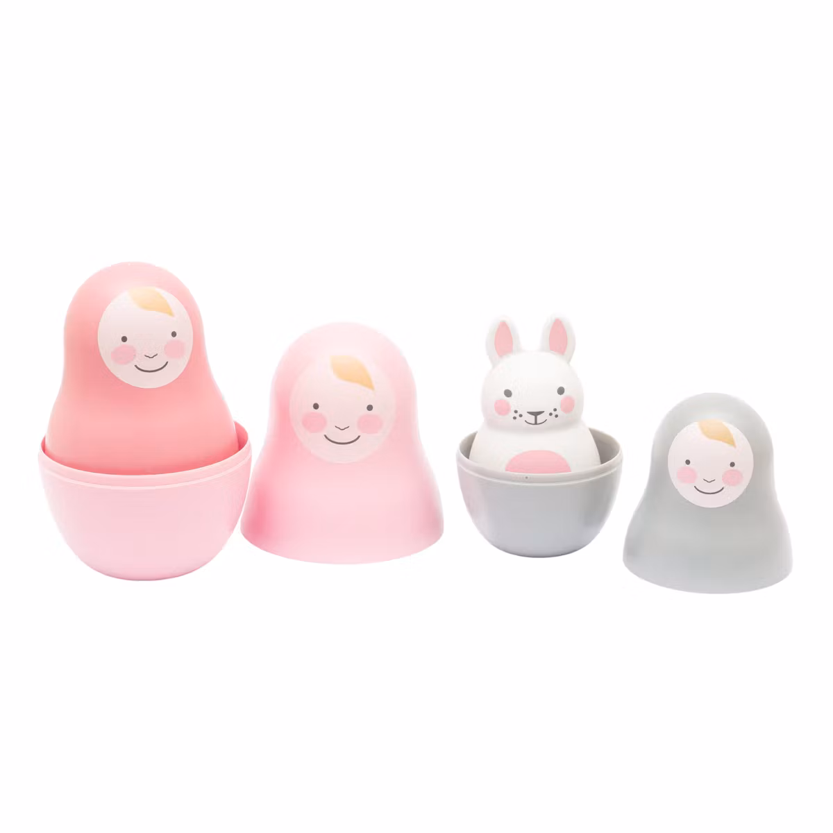 Babypresent - Rosa & Bo Babyleksak Pastel Pink