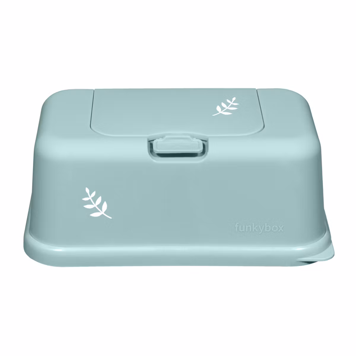 Funkybox förvaring för våtservetter Mint Leaves, ask, box, låda i mintgrönt