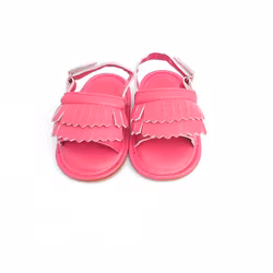 Babyskor 3-6 mån - Skor till bebis SANDAL Cerise