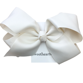 Hårrosett large - Sweethearts Classic CREME