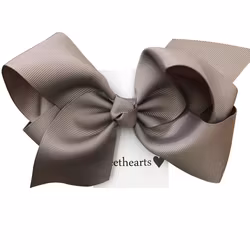Rosettshop - Hårrosett large 15cm Classic GRÅ