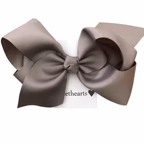Rosettshop - Hårrosett large 15cm Classic GRÅ