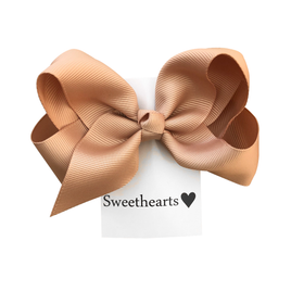 Hårrosett medium - Sweethearts Classic NOUGAT