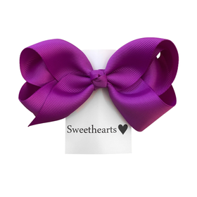 Rosettshop - Hårrosett medium 10cm Classic LILA